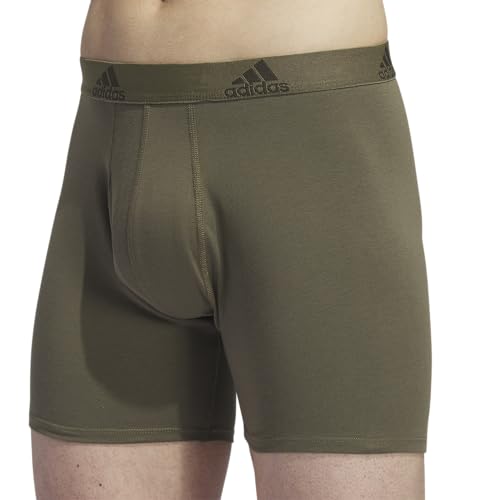 Image of Adidas Men's Boxer Shorts (Pack of 3) Boxer Brief Cyclist Underwear (Size S - 3XL) - Comfortable Underwear Men