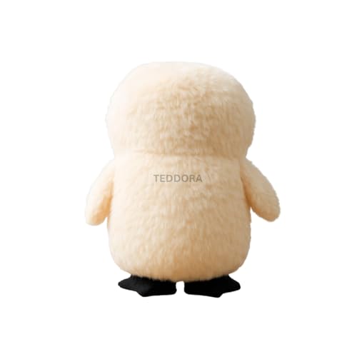 Image of Owl Soft Toy for Girls Boys Kids,Butter,Embroidery face Animal Plush Stuffed Baby Teddy Gift Birthday, 23 cm