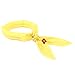 N-Rit Cooling Scarf [Yellow, Cotton], Wrap a Soaked Tie Around Neck to Chill Out. Crystal Polymers Keeps Wet and Reusable. Great for Outdoors, Sports, Travel, Exercise.