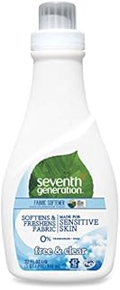 Seventh Generation Free & Clear Natural Liquid Fabric Softener, Neutral, 32oz, Bottle - six bottles.