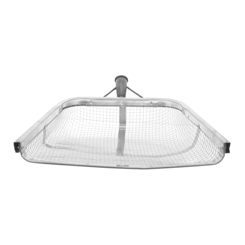 Gogogmee Metal Corn Shovel Durable Garden Sieve Shovel for Efficient Soil Drainage and Maize Collection Heavy Duty Scoop Shovel for Gardening and Farming Tasks