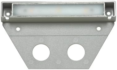 Hinkley Landscape Lighting Nuvi 15446TT-10 Medium Hardscape Lights (Set of 10), Vinyl Alloy, Low-Profile Housing, Mounting Bracket, Dimmable, Titanium