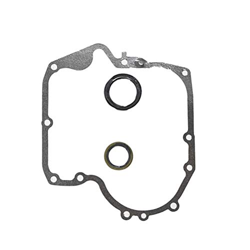 ALL-CARB 697110 &amp; 795387 Crankcase Gasket &amp; Oil Seal Combo Set Replacement for Briggs Stratton