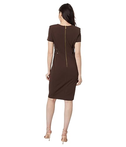 Calvin Klein Women's Crepe Short Sleeve Event Dress2