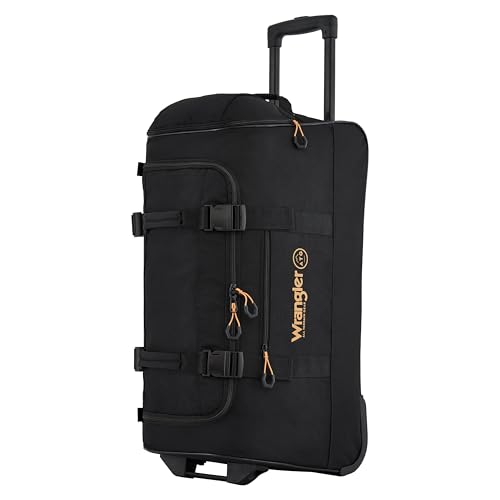 Image of ATG Compass Rolling Travel Duffel Bag, Rich Black, 25-Inch