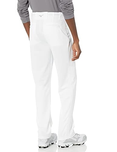 Mizuno Adult Prospect Baseball Pant, White, Small #TOP3