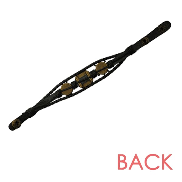 Bracelet cuir Angleterre tressé pour vos looks casual - 3