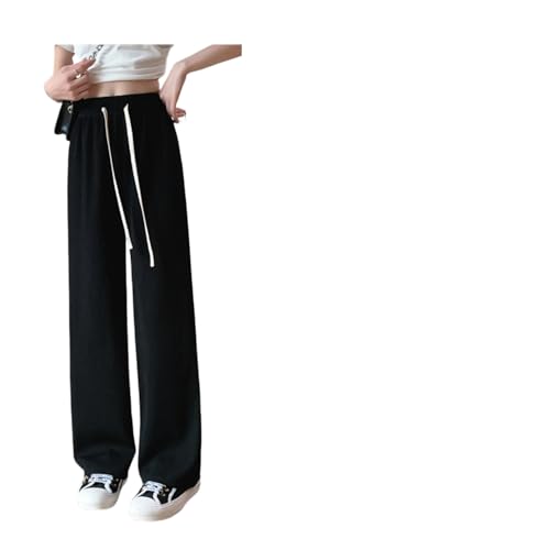 Women's Striped Wide Leg Pants with Drawstring, Suitable for Casual and Beach wear