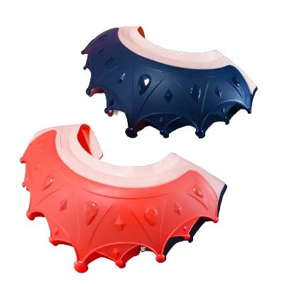 Image of 2 PCS Adjustable Baby Hair Crown Baby Shower Cap, Shield Visor Hat Eyes and Ears Head Protection Bath Shampoo Hat Waterproof Soft Silicone Shower Cap for Kids Toddler (Blue+Pink)
