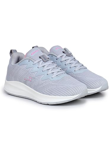 Image of ATHCO Womens Vegas Running Shoes for Woman with Soft Flexible Memory Foam Women's Shoes for Walking Gym Training,Casual, Sports, Lightweight Lace up Athletics Slipon Running Shoes for Ladies & Girls