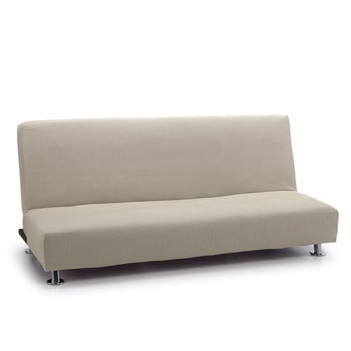 FAVERTI® Housse élastique pour canapé lit clic-clac Trois Places | Modèle Reale | Housse de...