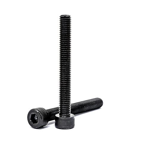 Image of iexcell 5 Pcs M8 x 65mm Thread Pitch 1.25 mm Alloy Steel 12.9 Grade Hex Socket Head Cap Screws Bolts Kit, Black Oxide Finish