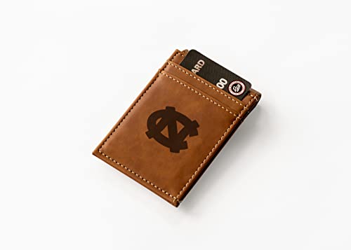 Image of NCAA Laser Engraved Front Pocket Wallet - Compact /Comfortable /Slim
