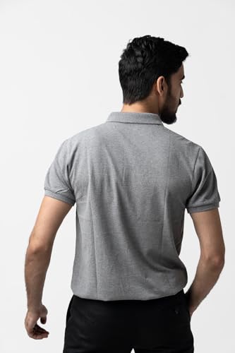 Image of Men's & Boys' Pure Cotton Polo T-Shirt - Half Sleeves, Regular Fit, Solid Plain Classic Polo Collar | Casual & Sportswear