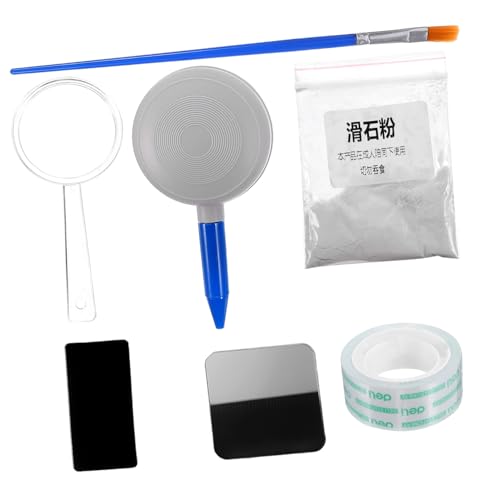 FELTECHELECTR Praktisches Fingerabdruck Spielzeug Satz Kinder Lernspielzeug Wissenschaft Experimentierkasten Schulmaterial Leicht Tragbar