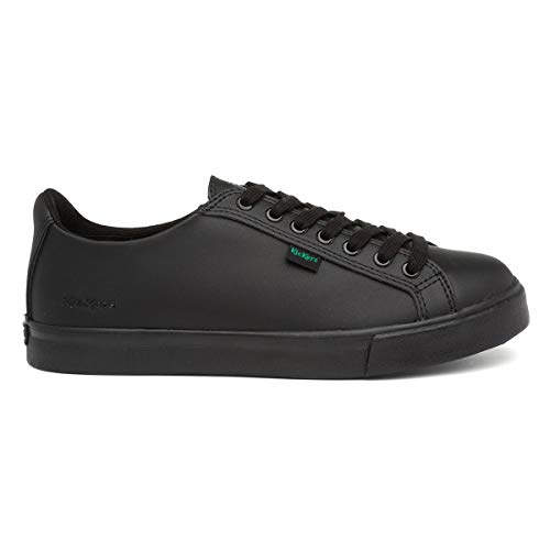 Kickers Men's 114735 Low-Top Sneakers, Leather Black, 10.5 UK