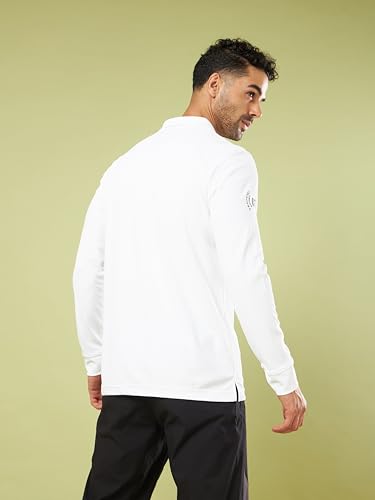 Image of TECHNOSPORT Men's Slim Fit Full Sleeve Polo T-Shirt with Collar, MATPIQ Quick Dry Moisture Wicking Polo Tee for Gym Sports Golf and Casual Wear