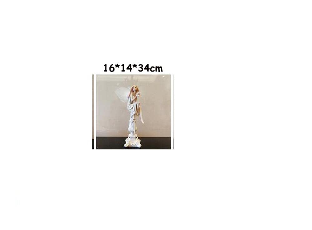 Scultura Artigianaleresina Fiore Fata Bellezza Angelo Decorazione Figurine Ragazza Carina Ornamento