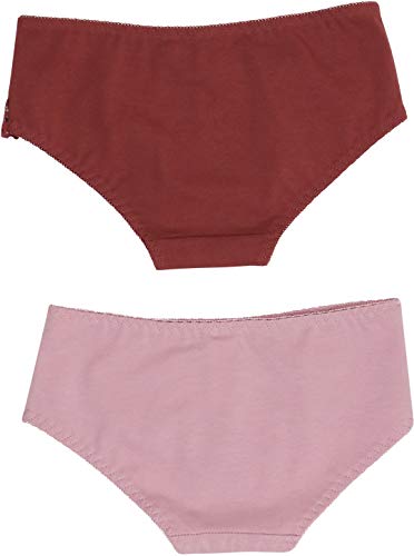 Tobeinstyle Girl's Junior Teen No Show No Panty Line Underwear - Hipster Bikini Flower Lace - Small #TOP5