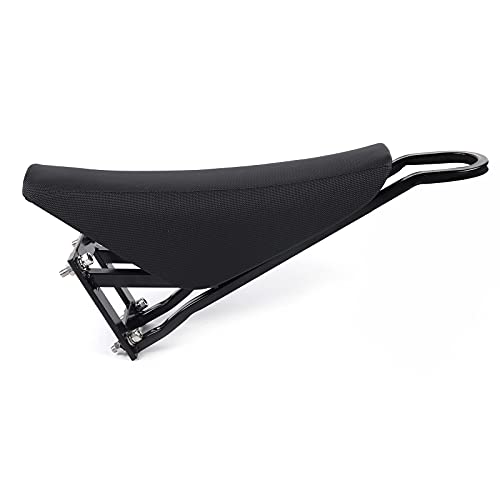 NATICRISI Motorcycle Seat PU Saddle Solo Seat,Bicycle Luggage Rear Seat Saddle, Bomber Motorcycle Seat,Seat For Stealth Bomber Electric Mountain Bike Beach Cruiser