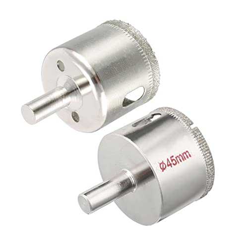 QUARKZMAN 35mm, 45mm Brocas De Sierra De Agujeros Recubiertas De Diamante Para Vidrio Cerámica Mármol Roca Porcelana 3pcs
