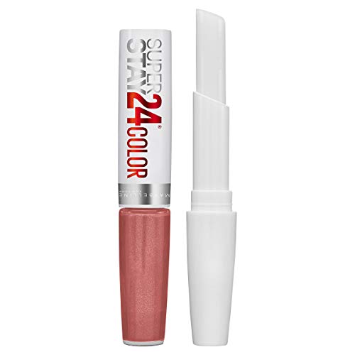 Image of Maybeline New York Superstay 24 2-Step Matte Liquid Lipstick Makeup, Committed Coral, 1 Kit