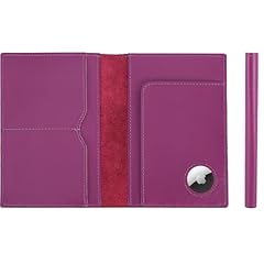 Violet Calfskin AirTag