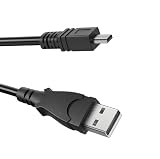 Oumida USB chargement et transfert données photo câble, 1m USB A mâle vers mini B plat 8 broches, pour Panasonic Lumix DMC TZ61, TZ40, TZ70, TZ20, TZ22, TZ35 (1m)