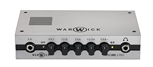 Warwick GNOME i Pro Silver Small Pocket Base Amp Head