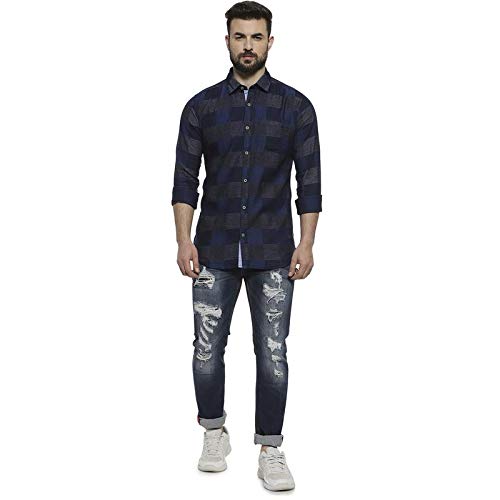 Image of CAHOOT Checkered Men's Full Sleeve Casual Shirt