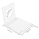 2 x Licht-Pad-Schalterabdeckung, 1,6 cm Licht-Pad-Schalter-Abdeckung, Diamant-Malerei-Zubehör, kindersichere Druckknopf-Schalter-Abdeckung, Power-Tasten-Abdeckung für Tracing-Lichtplatine