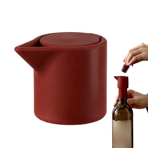 Tapón de botella de vino – Silicona a prueba de fugas hermética reutilizable | Tapón para vino – para café, hotel, restaurante, cocina, centro comercial, cumpleaños, Navidad, casa, bar, cena, fiesta