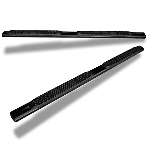 Estribos ovalados negros 5" para Ford F150 04-08 miniatura 1