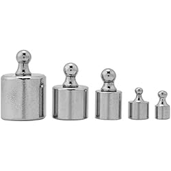 Juego de Pesas de Escala, Juego de Prueba de Peso de Escala de Calibración de Precisión de 5 Gramos para Balanza de Escala Digital 1g 2g 5g 10g 20g, Pesas de Calibración