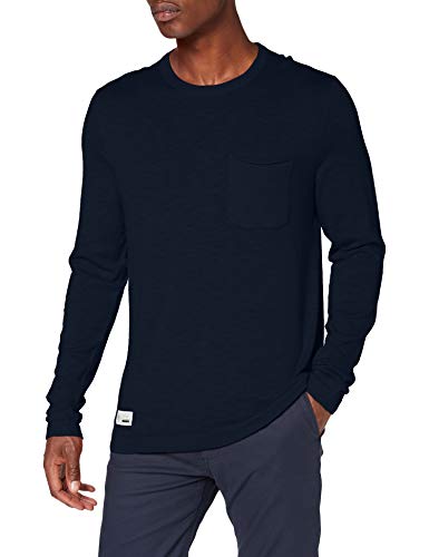 Only & Sons Onscost 12 Pocket Crew Neck Knit Sweater, Robe Blues, XS Homme