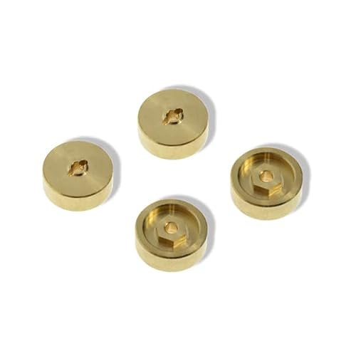 FURITEK Brass Wheel HEX 4PCS for FURITEK Fury Wagon FX118 - Remote Control CAR, RC Cars Mini RC Rock Crawler 1/18 Fury FX118 Parts (FUR-2420)