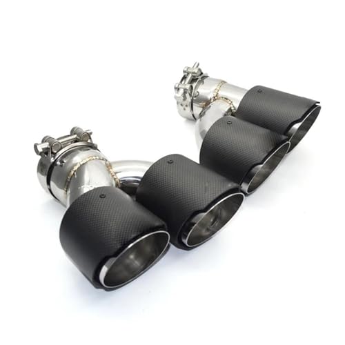 Tubo de escape trasero para BMW 525i 528i 530i G30 punta de carbono g