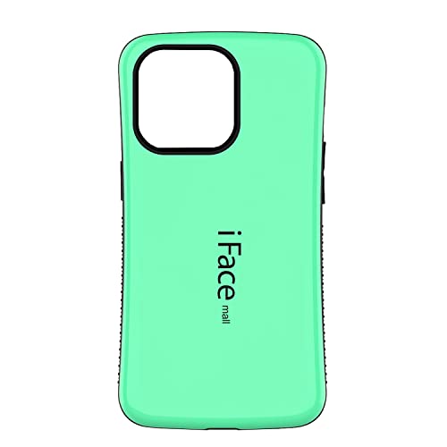 iFace mall iPhone 13 mini 互換品 ケース アイフォン13ミニ アイフェイス モール TPUバンパー ストラップホール付き 耐衝撃 耐摩擦 (iPhone13mini, ミント)