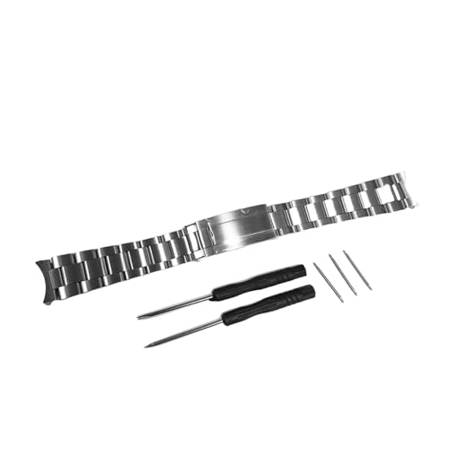 Bracelet rechange 19mm acier résistant pour réparer montre Seiko 5 SNXS75 fatiguée