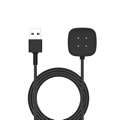 XIHAMA Charger for Fitbit Versa 3/Versa 4, Replacement Charging Cable Cord Magnetic Dock Stand for Fitbit Sense 1/2, Versa 3/4 Smartwatch