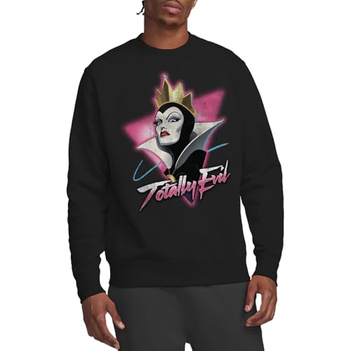 Image of Disney Snow White Evil Queen Totally Evil Unisex Sweatshirt, Black, Small