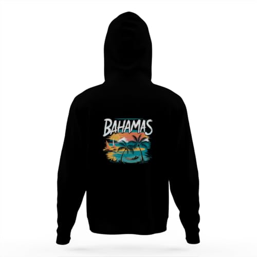 Proud Bahamas Gift Design Idea Vintage Hoodies for Teen Girls Boys Lightweight Kangaroo Pocket Sweatshirt4