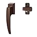 Ideal Security SK1994B VP Pull Handle Set for Storm and Screen Doors Brown
