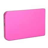 ALTA VELOCIDAD: Esta caja de disco duro adopta USB2.0 que proporciona una velocidad de transmisión de 480mbps.