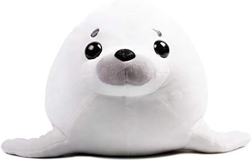 White Sea Lion Stuffed Animal Giant Hugging Soft Pillow Toy 21.7 Inch/55 Centimeter