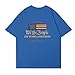 Women 4th of July Round Neck Tops Casual Loose 250 Anniversary Printed Shirts Independence Day Short Sleeve Blouse
