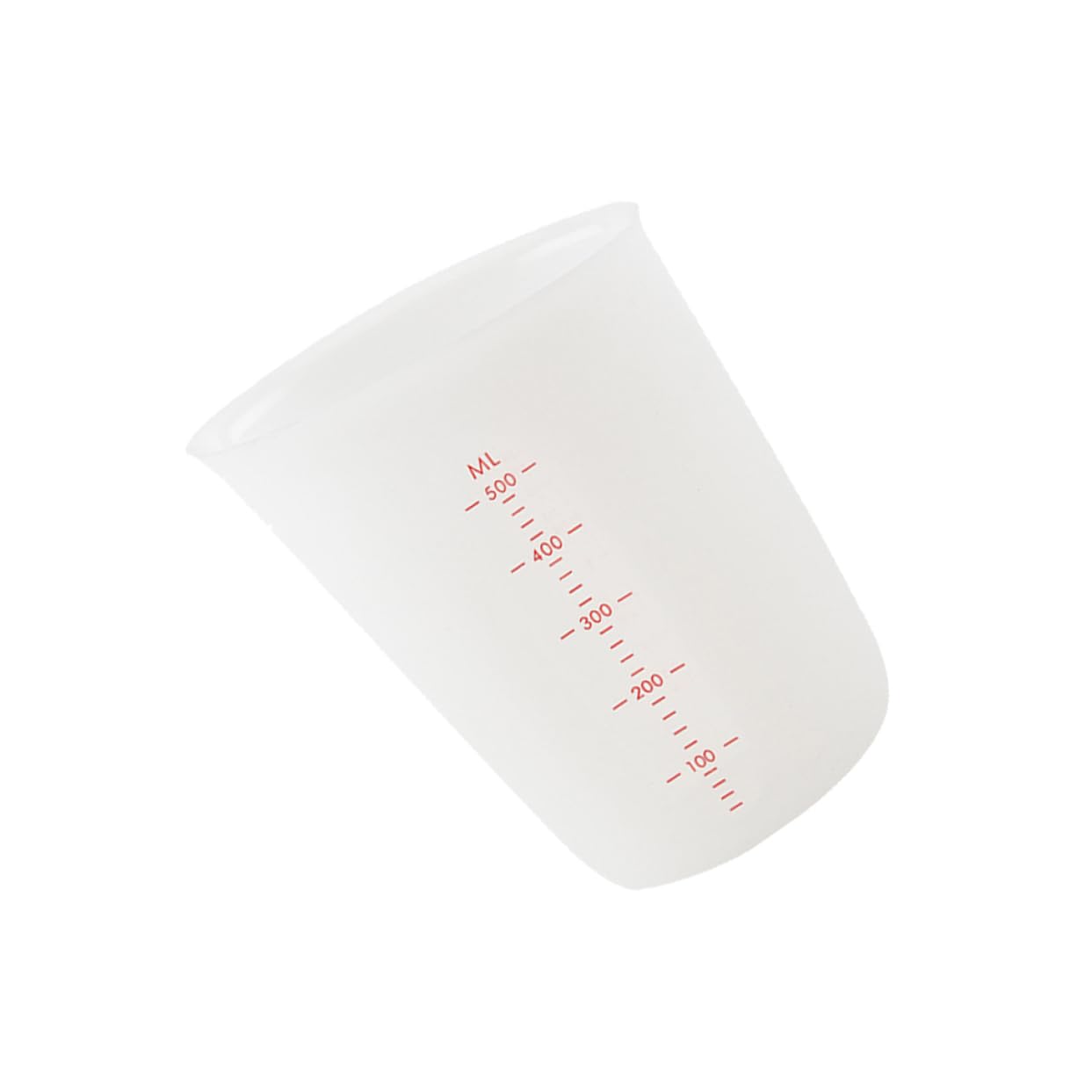 PRETYZOOM 6 Pièces gobelet doseur tasses à mesurer souples pot à mesurer verre mesureur measuring cups résine epoxy transparente gobelet en silicone récipient à liquide avec graduations