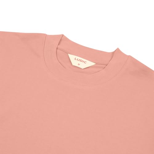 Image of LUDIC Core T Dailymove Collection | Regular Fit | Crew Neck T Shirt | 100% Organic Cotton, 180GSM | Lightweight & Comfortable | Everyday Essential | Casual T-Shirt for Men & Women