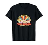 Retro Floral Fourth Grade Dream Team Back To School Teacher T-Shirt