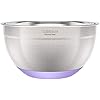 3-Piece Stainless Steel Mixing Bowls with Nonslip Base, 1.5qt, 3qt & 5qt